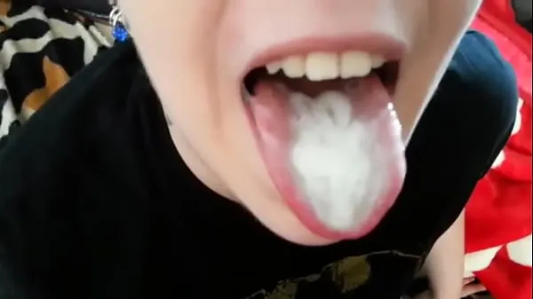 Best Girlfriend takes all sperm in mouth power Clips