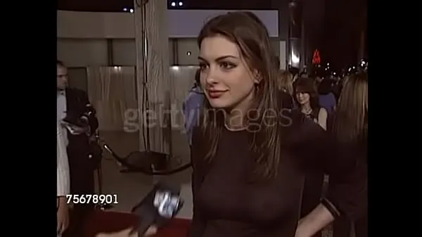 Best Anne Hathaway in her infamous see-through top power Clips