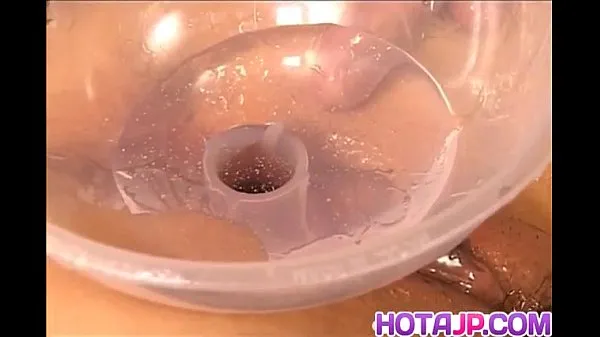 Bedste Kawai Yui gets vibrator and glass in pussy powerclips