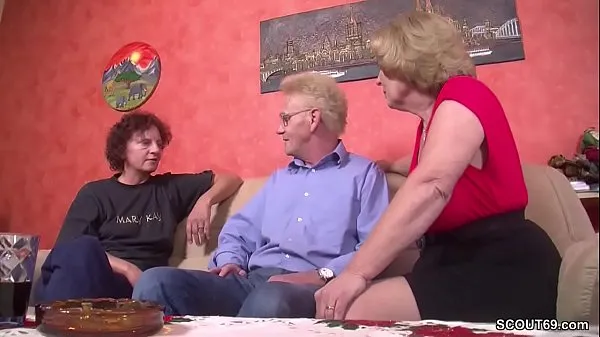 Best Grandma and Grandpa do it with the horny neighbor power Clips