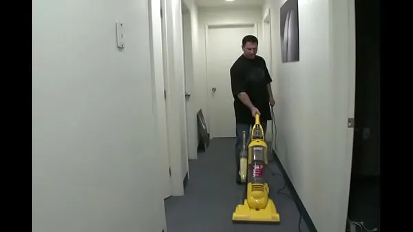Best Cleaning man pulls out his cock at the sight of a blonde in heat power Clips