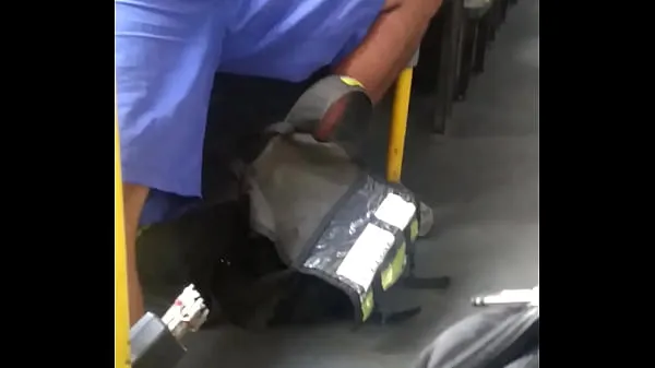Best Sexy man on bus power Clips
