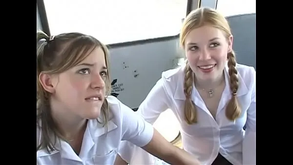 Best In The Schoolbus-2 cute blow and fuck . HD power Clips