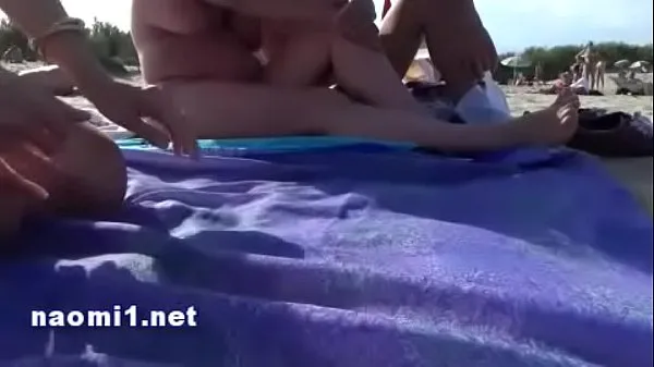 Klip daya public beach cap agde by naomi slut terbaik