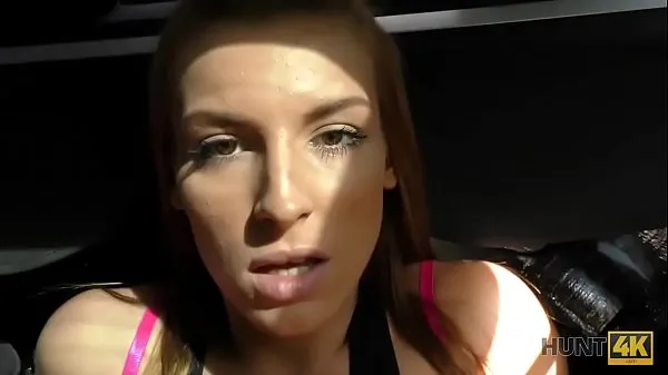 Best HUNT4K. Guy penetrates sexy girl in his car while cuckold is around power Clips