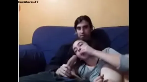 Bedste Couple has sex on the sofa powerclips