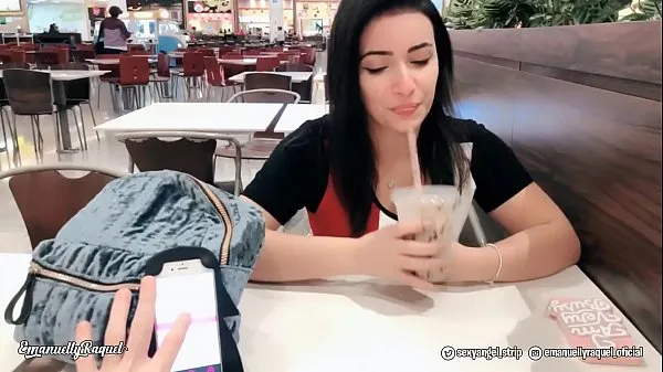 बेस्ट Emanuelly Cumming in Public with interactive toy at Shopping Public female orgasm interactive toy girl with remote vibe outside पावर क्लिप्स
