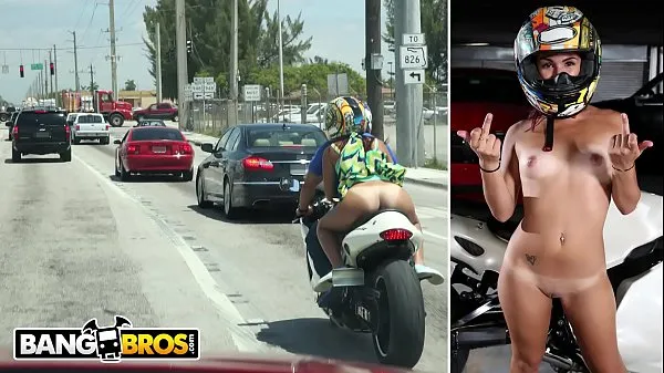 بہترین BANGBROS - Big Booty Latin Babe Sophia Steele Rides A Motorcycle & A Cock پاور کلپس
