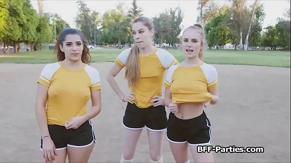 Best Relay race training ends with foursome blowjob power Clips
