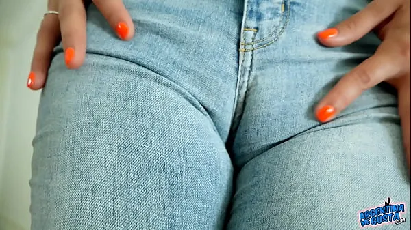 Best Most AMAZING ASS Teen in Tight Jeans and Thong. OMG power Clips