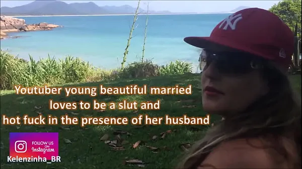 Τα καλύτερα κλιπ τροφοδοσίας youtuber young beautiful married loves to be a slut and hot fuck in the presence of her husband - come and see the world of Kellenzinha hotwife