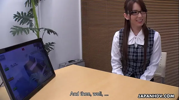 Τα καλύτερα κλιπ τροφοδοσίας Japanese office lady, Yui Hatano is naughty, uncensored