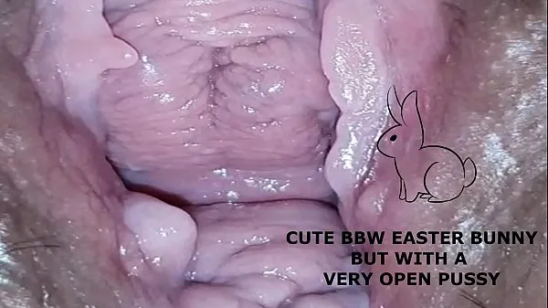 최고의 Cute bbw bunny, but with a very open pussy 파워 클립