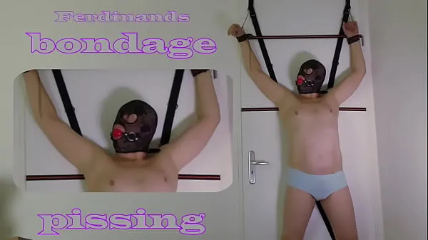 Klip daya Bondage peeing. (WhatsApp: 31 620217671) Dutch man tied up and to pee his underwear. From Netherland. Email: xaquarius19 .com terbaik