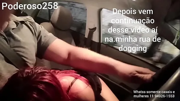 أفضل مقاطع الطاقة Naughty sucking my cock in traffic in São Paulo
