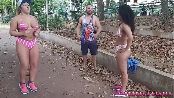 Best Me and my friend training and a guy appeared, the horny guy hit and we carried him to the Ap - Alessandra Carvalho power Clips