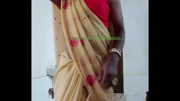 Parhaat Indian crossdresser Lara D'Souza sexy video in saree part 1 tehopidikkeet
