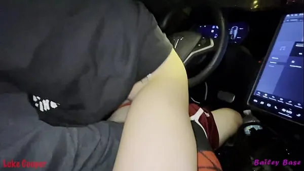 Klip daya Fucking Hot Teen Tinder Date In My Car Self Driving Tesla Autopilot terbaik