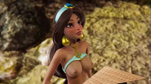 En iyi Disney Futa - Raya gets creampied by Jasmine - 3D Porn güç Klipleri