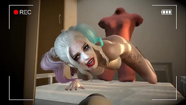 Τα καλύτερα κλιπ τροφοδοσίας Harley Quinn sexy webcam Show - 3D Porn