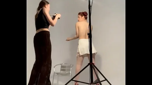 Klip kuasa Hot photo shoot with redhead RitaFox terbaik