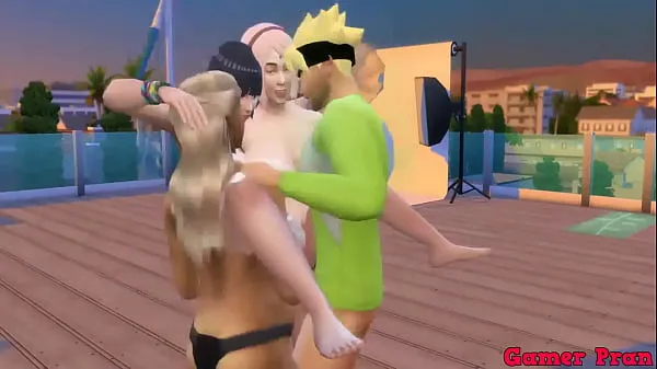 Bästa and their Stepmothers Episode 4 On the last day of training he fucks sakura, hinata, and sunade in a threesome as he likes the most lots of milk for fat girls power Clips