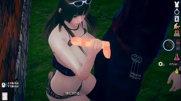 Klip kuasa Personality lethargy but nogusa] AI 〇 woman play video (Hime cut big breasts Himeko edition) uninhabited island life system real 3DCG eroge [hentai game terbaik