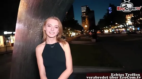 Najlepsze klipy zasilające Cute german blonde Teen with small tits at a real Fuckdate