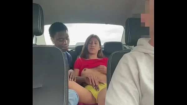 Best Hidden camera records a young couple fucking in a taxi power Clips