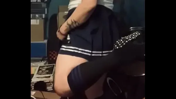 Bästa Thick Booty Femboy Ass Uniform Plaid Skirt Solo Girl Ass Shaking Twerking Jiggly wants BBC power Clips