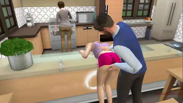 بہترین Sims 4, Stepfather seduced and fucked his stepdaughter پاور کلپس