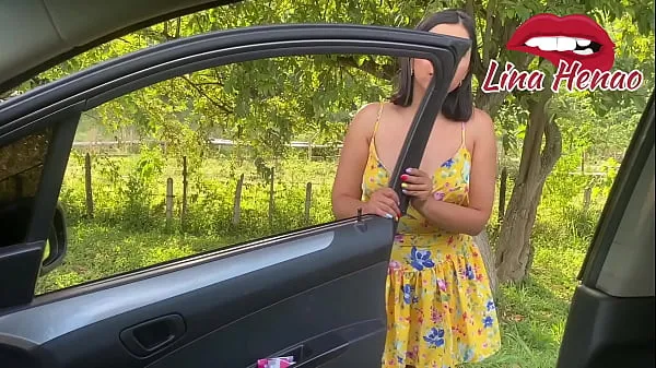 बेस्ट I say that I don't have money to pay the driver with a blowjob and to be able to fuck him on the road - I love that they see my ass and tits on the street पावर क्लिप्स