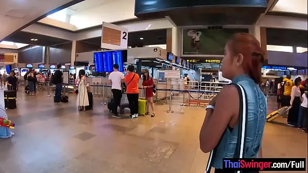 Parhaat Thai girlfriend and boyfriend make a trip and then fuck in the hotel once there tehopidikkeet