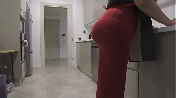 Best My big-ass stepmother got me horny again. My big-ass stepmother who came to the kitchen and cooked for me made my dick hard. Fucking big ass is my biggest dream power Clips