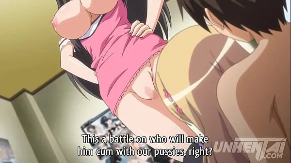 Best Hot Teens Fighting for One Lucky Guy - Hentai with Subtitles power Clips