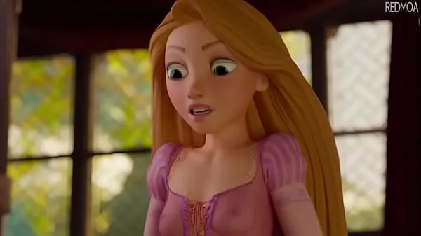 بہترین Rapunzel Tries Dick (3D Hentai پاور کلپس