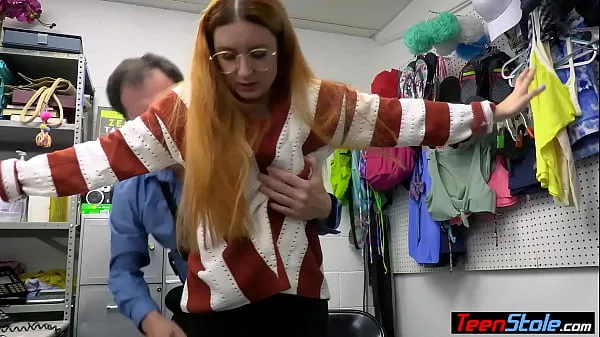 Best Big titted red teen thief analyzed by a big cocked LP officer power Clips