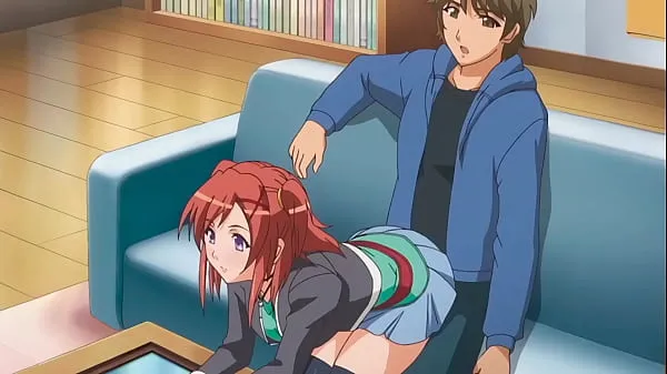 A legjobb step Brother gets a boner when step Sister sits on him - Hentai [Subtitled tápklipek