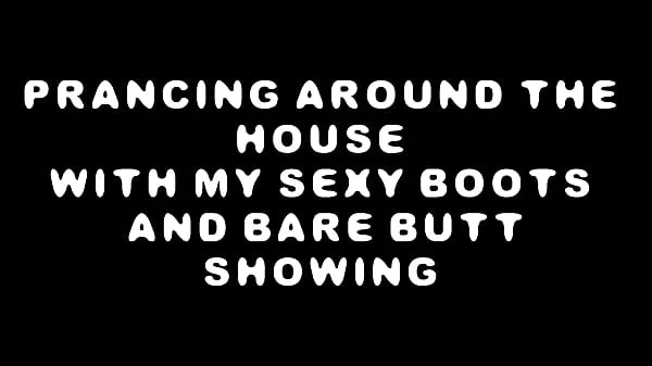 بہترین LiveNLove Films ME Imoani PRANCING AROUND THE HOUSE WITH SEXY BOOTS AND BARE BUTT SHOWING پاور کلپس