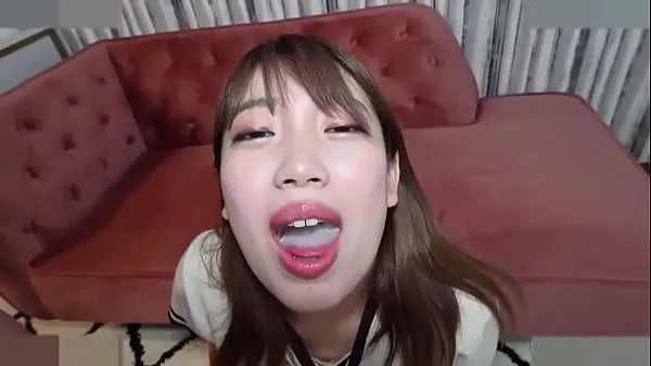 Best Big breasted married woman, Japanese beauty. She gives a blowjob and cums in her mouth and drinks the cum. Uncensored power Clips