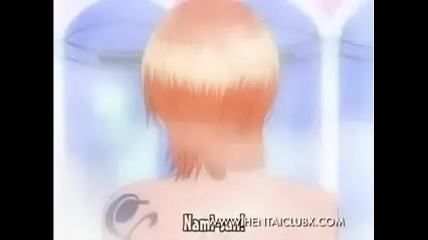 Best hentai anime Nami and Vivi Taking a Bath One Piece power Clips