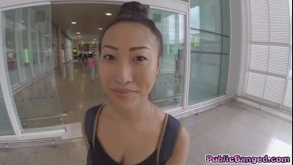 Τα καλύτερα κλιπ τροφοδοσίας Big titted asian Sharon Lee fucked in public airport parking lot